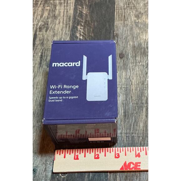 Macard Wi-Fi Range Extender, Speeds Up To A Gigabit Dual Band White NEW - Picture 7 of 7